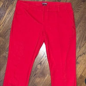 Red slacks! Great color.